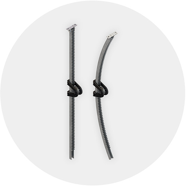 Lock Rack & pinions EZD51