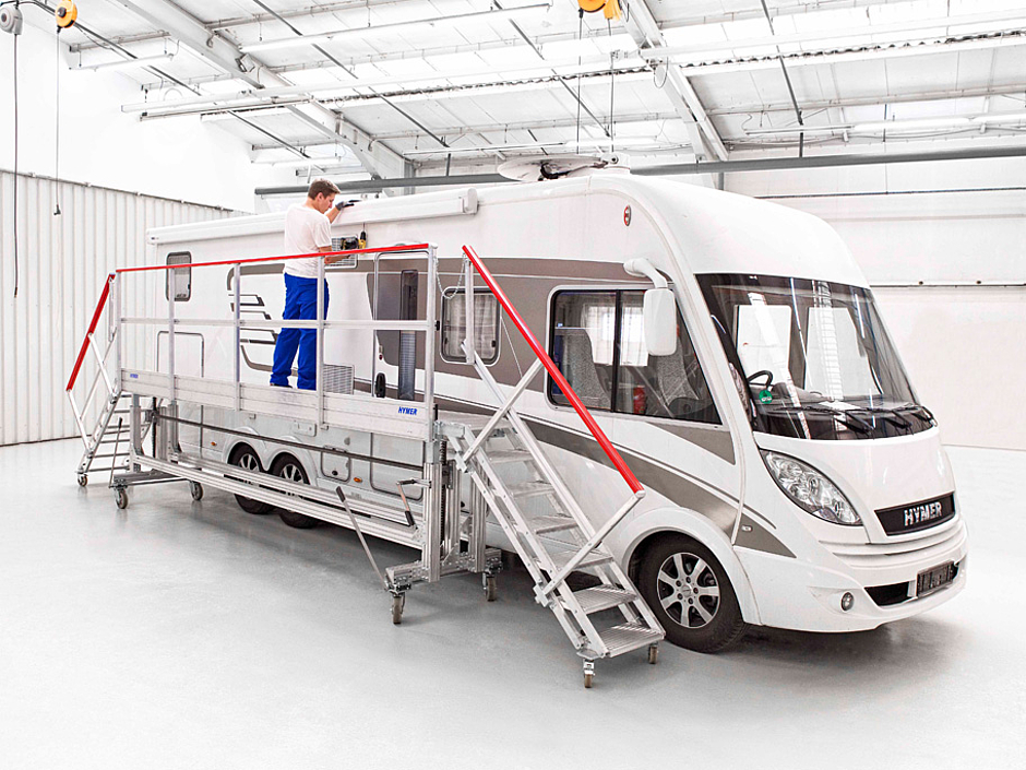 ProSystems Referenz Großfahrzeuge HYMER CARAVAN